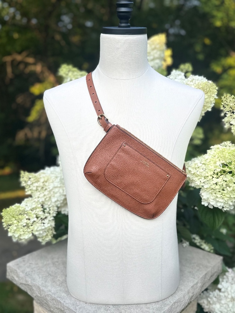 Ralph Lauren Brown Leather Belt Bag